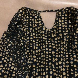 Anthro cutout sleeve top